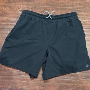 Rhoback Black Athletic Men's Shorts